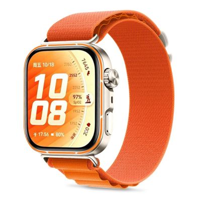 Tech-Protect Nylon Pro Armband für Huawei Watch Fit 3/4/4 Pro/5/5 Pro - Orange