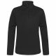 Protest Willowy Jr. Kinder Zip-Up Rollkragen Sweatshirt, Schnelltrocknend, Schwarz (P3810300/290)