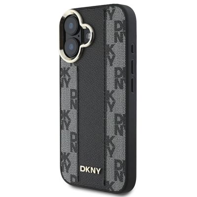 2. DKNY Checkered Pattern Magsafe Hülle für iPhone 16 Plus – Schwarz