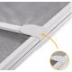 70. Aluminium-Tür-Moskitonetz 100 x 215 cm, Weiß, Basic Plus