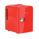 3. ELLE Home ESDAF101RDEU 4L roter Minikühlschrank