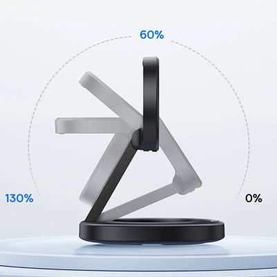 9. Baseus EnerFill FF11 15W Faltbares Induktionsladegerät mit 20W Netzteil und 1m USB-C-Kabel – Schwarz