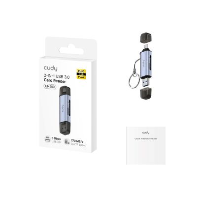4. CUDY UH200 2-in-1 USB 3.0 Kartenleser