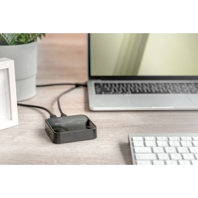 6. DIGITUS M.2 NVME SSD-Dockingstation mit Offline-Klonfunktion, USB-C, Schwarz DA-71545