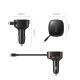 2. Orico FC-66-1A2C 66W Kfz-Ladegerät mit integriertem, einziehbarem USB-C-Kabel – Schwarz