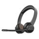 2. MediaRange MROS307 Kopfhörer/Headset Kabelloses Kopfband Anrufe/Musik USB Typ-C Bluetooth Schwarz
