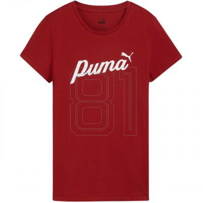 2. Puma ESS+Script Damen T-Shirt rot 679315 13
