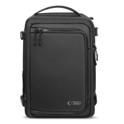 2. Tech-Protect Defender S50 Rucksack für Ryanair & Wizzar, 20 l Laptop, Schwarz