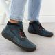 6. Gefütterte komfortable blaue Damenstiefeletten Rieker 52544-14