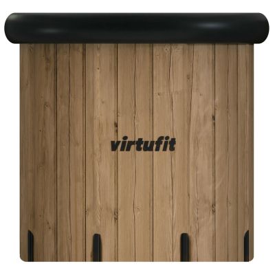 17. VIRTUFIT EISBAD XXL - 375 LITER - HOLZIMITAT - MIT ZUBEHÖR