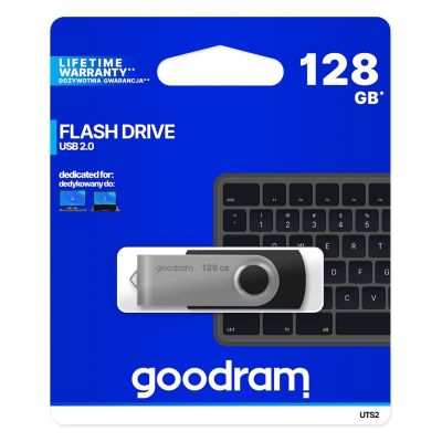 5. GoodRam Twister UTS2-1280K0R11 (128 GB; USB 2.0; schwarz)