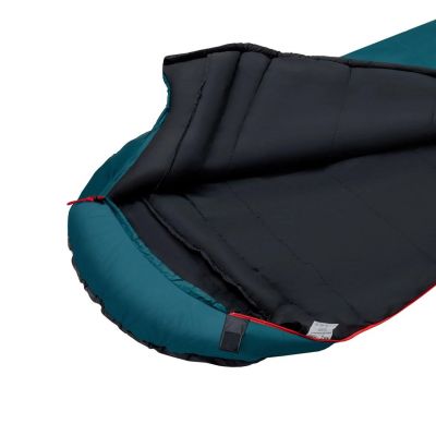 4. NILS Camp NC2003 Schlafsack schwarz und rot