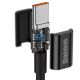 8. Baseus CATYS-C01 USB-C – USB-C PD QC FCP Kabel 100 W 5 A 480 Mbit/s 2 m – Schwarz