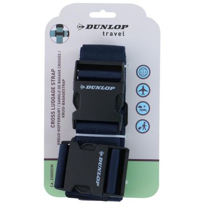 8. Universal-Gepäcksicherheitsgurt 230 x 5 cm, 2er-Set, Dunlop, Marineblau