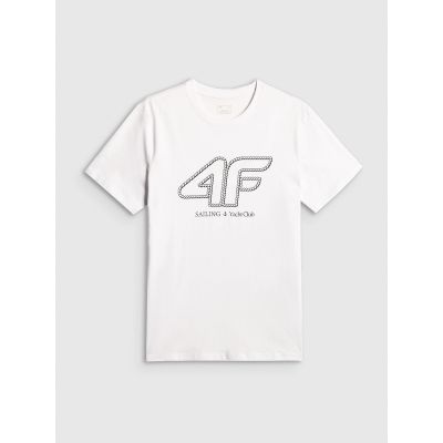 5. Herren-T-Shirt (Standardgröße) mit 4F-Logo 4FRSS26TTSHM3999-10S