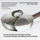 3. Bratpfanne mit Deckel TITANCORE 24 cm MR-1260-24 MAESTRO