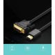 3. Ugreen Kabel HDMI - DVI 4K 60Hz 30AWG 1m schwarz (30116)