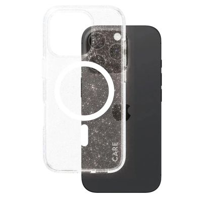 2. CARE by PanzerGlass Flagship Star Lit Case iPhone 16 Pro 6,3" weiß/weiß MagSafe 1342