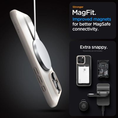 8. Spigen Ultra Hybrid Mag-Hülle mit MagSafe für iPhone 16 Pro Max – Titan