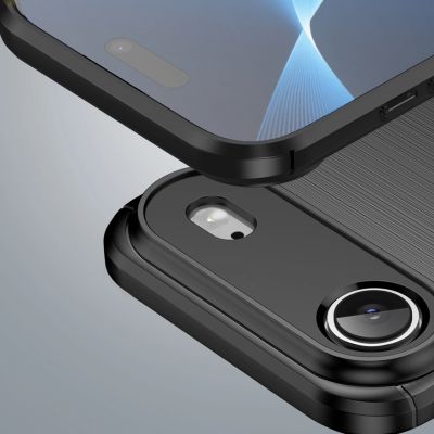 6. Carbon Case für iPhone 17 Air - Schwarz