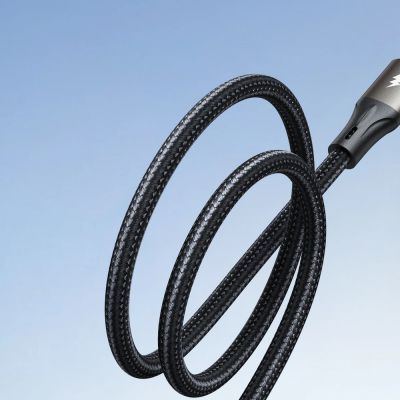 4. Joyroom Light-Speed ​​Series S-A25 USB-A/USB-C Kabel 100W 1,2m - schwarz