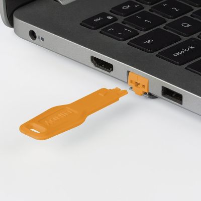 3. Lindy 47898 Portblocker RJ-45 Portblocker Orange Acrylnitril Butadien Styrol (ABS) 20 Stück.