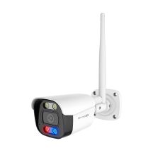 Kruger&Matz Connect C190 WLAN-Außenkamera, 2K, Tuya, Smart Life, ONVIF