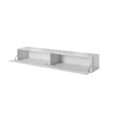 2. SLIDE 200 TV-Schrank, komplett in Weiß Hochglanz