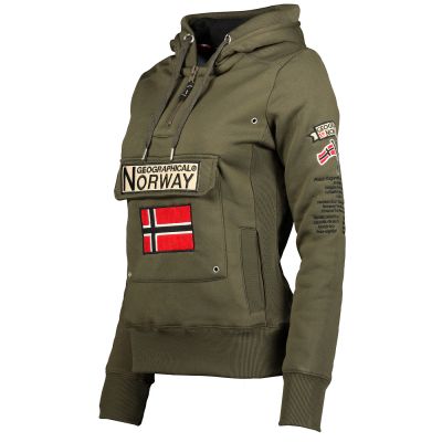 4. Geographical Norway Gymclass DB 054 M Sweatshirt WW2491H/GN-Kaki