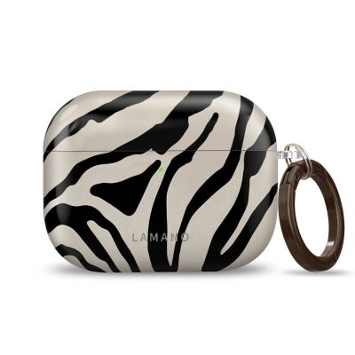 3. Tech-Protect Lamano Hülle für AirPods Pro 3 – schwarz und beige