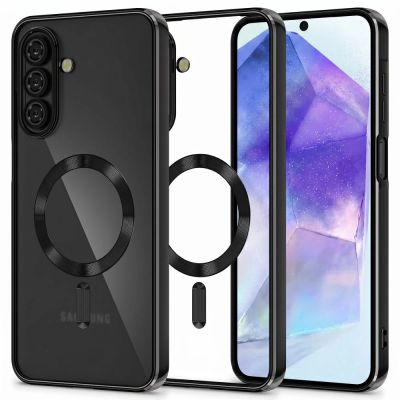 Tech-Protect MagFlex MagSafe Hülle für Samsung Galaxy A27 5G – Transparent Schwarz
