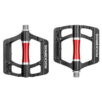 Rockbros 2020-12CBK Plattform-Fahrradpedale aus Aluminium – Schwarz