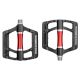 Rockbros 2020-12CBK Plattform-Fahrradpedale aus Aluminium – Schwarz