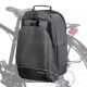 22. Wozinsky Fahrrad-Gepäckträgertasche, Fahrradrucksack mit Rahmen, 2-in-1, 40l, schwarz (WBB33BK)