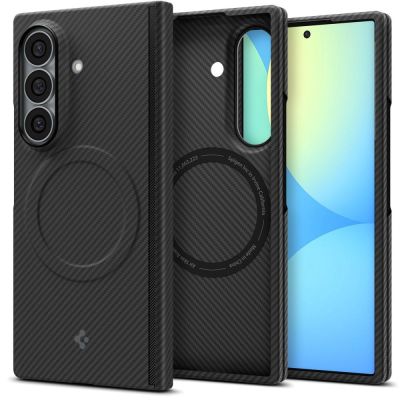 Spigen AirSkin Aramid MagFit MagSafe Hülle für Samsung Galaxy Z Fold 8 Ultra – Schwarz