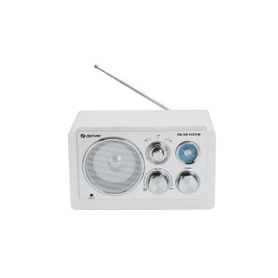 3. Denver TR-63W Radio, analog, weiß