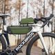 6. Rockbros 30120045001 ROAD TO SKY Fahrradtasche für das Oberrohr, wasserdicht, 0,7 l – grün