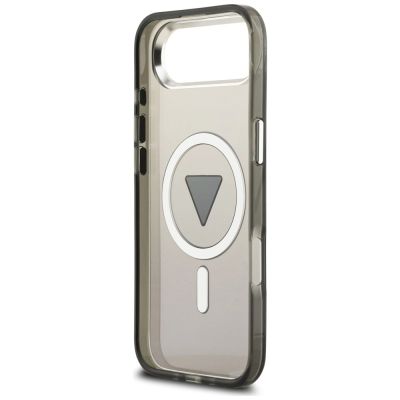 7. Guess IML Gradient Triangle Logo MagSafe Hülle für iPhone Air - Schwarz