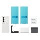 5. EF-EF976CWE Samsung Silikon-Magnethülle für Galaxy Z Fold 8 Ultra Weiß