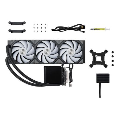 5. TRYX PANORAMA 360 ARGB Wasserkühlung mit 3D-AMOLED-Display – 360 mm