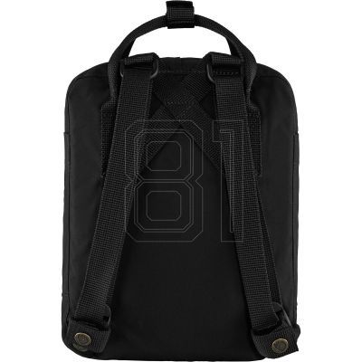 2. Fjällräven Kånken Mini Black Kinder City-Schulrucksack Schwarz (F23561-550)
