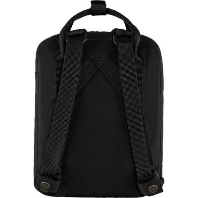 2. Fjällräven Kånken Mini Black Kinder City-Schulrucksack Schwarz (F23561-550)