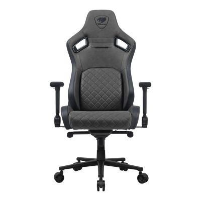 3. COUGAR CGR-DSF-GRB Universal-Gaming-Stuhl, gepolsterter Sitz, Grau