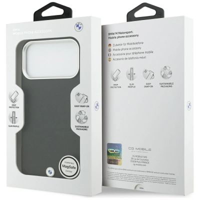 8. BMW-Logo-Metallhülle mit MagSafe-Funktion für iPhone 17 Pro Max – Schwarz