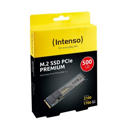 2. Intenso 500 GB Premium M.2 PCIe PCI Express 3.0 NVMe SSD