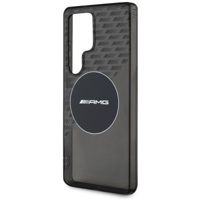 6. AMG Transparent Rhombs MagSafe Case für Samsung Galaxy S25 Ultra - Schwarz