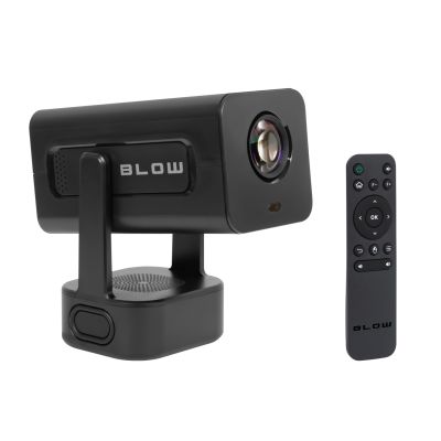 7. BLOW Tragbarer Projektor für AndroidTV, HD-Kino-Sound + schwarze Tasche