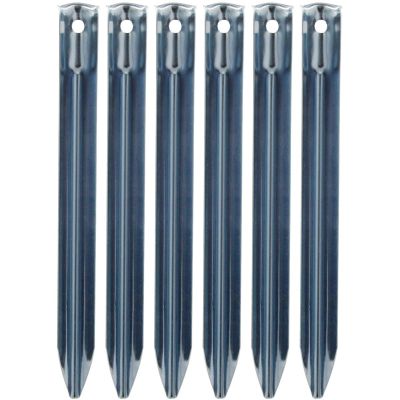 21. Zeltnägel 20,5 cm Set 6 Stück Metall Enero Camp