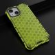14. Honeycomb Handyhülle Schutzhülle mit TPU Rahmen für iPhone 13 mini grün