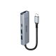 4. Lindy 43422 USB 3.2 Gen 2 (3.1 Gen 2) Typ-C Hubs und Konzentratoren 10000 Mbit/s Grau